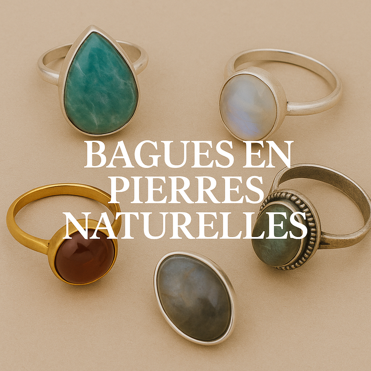 Bagues en pierres naturelles