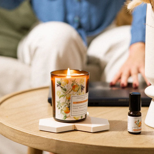 L'Essence Des Notes - Bougie Citron & Basilic - Vitalité