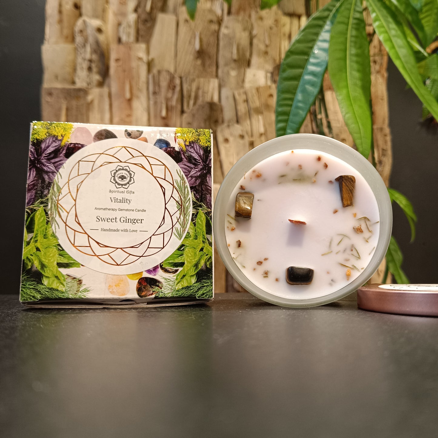 Bougie Gemme Vitality – Sweet Ginger – Spiritual Gifts