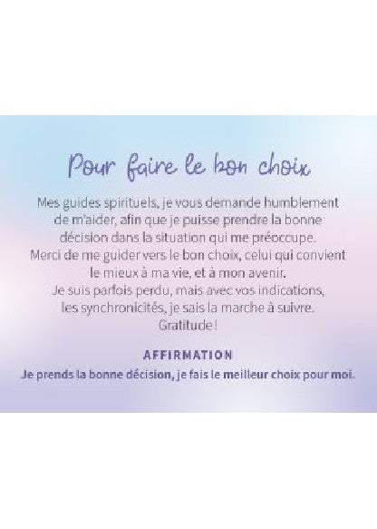 Mes Petites Prières aux Guides Spirituels – Oracle divinatoire