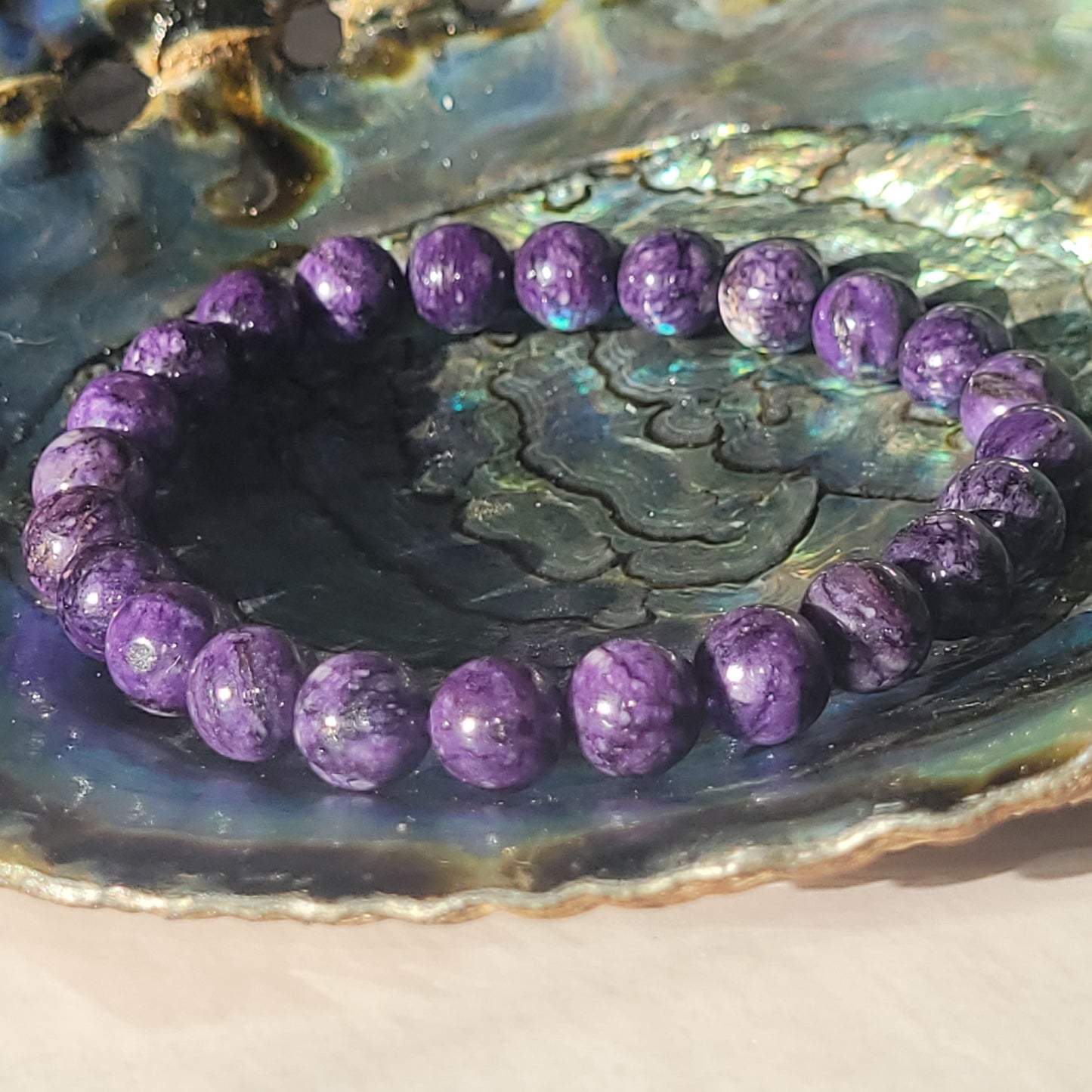 Bracelet Charoïte – Pierre naturelle