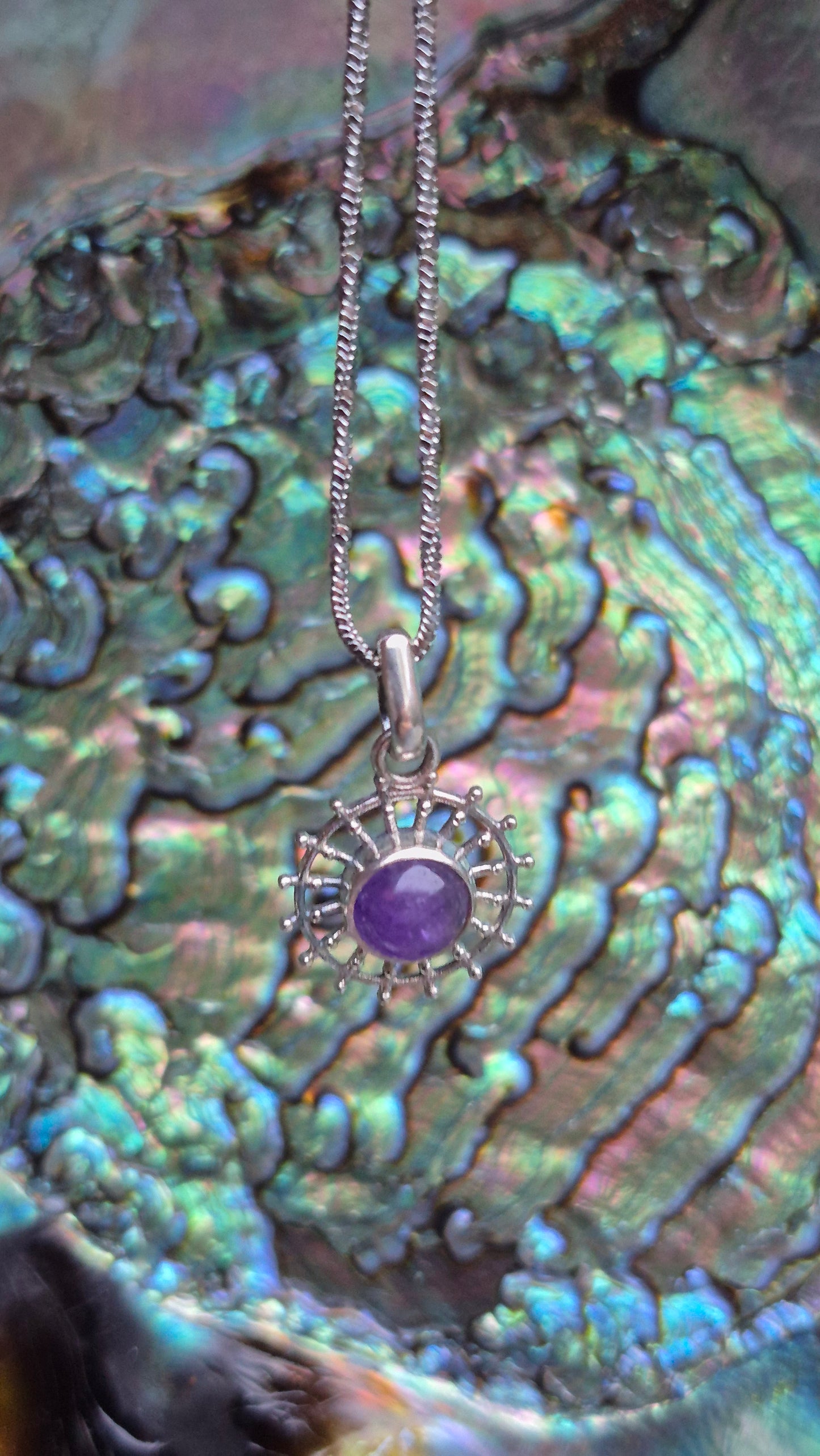 Pendentif Améthyste – Bijou en argent