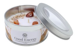 🕯️ Good Energy – Bougie artisanale énergisante en boîte métal