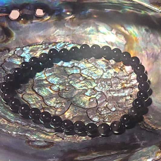 Bracelet obsidienne oeil céleste