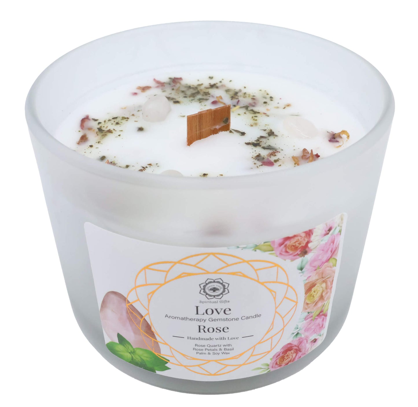 🕯️ Love Rose – Bougie artisanale d’amour