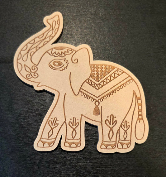 Éléphant Mandala – Décoration spirituelle
