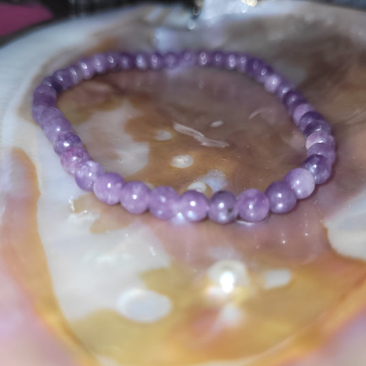 Bracelet en Lépidolite