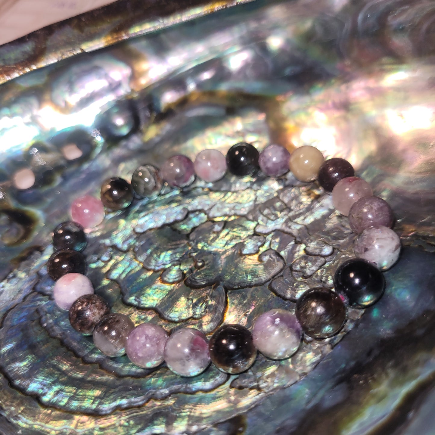 Bracelet Tourmaline Multicolore – Bracelet énergétique