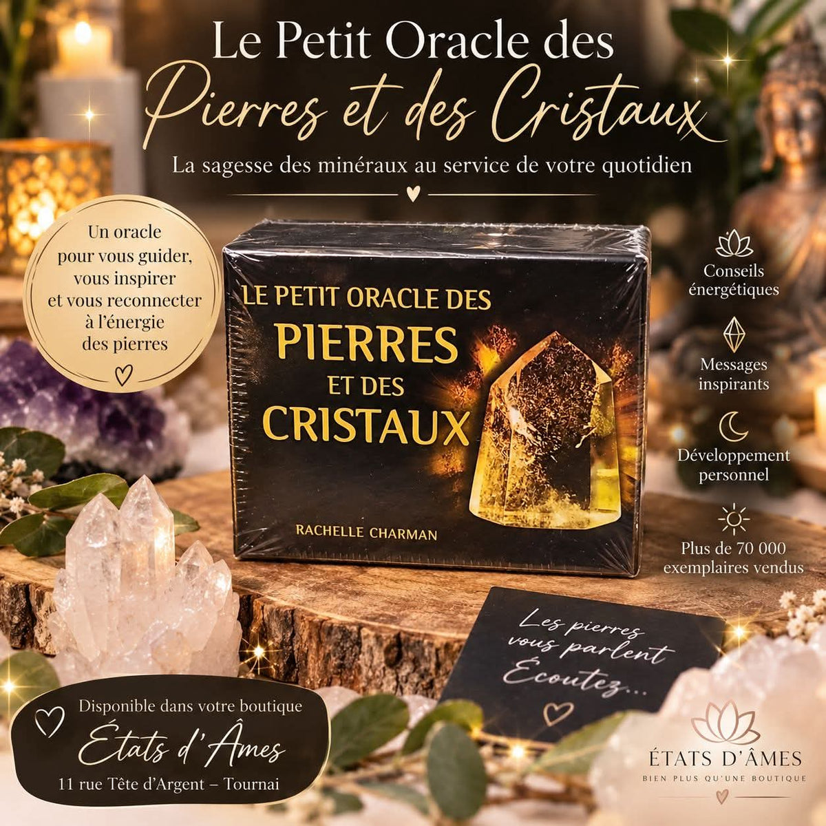 Le Petit Oracle des Pierres et des Cristaux – Oracle divinatoire