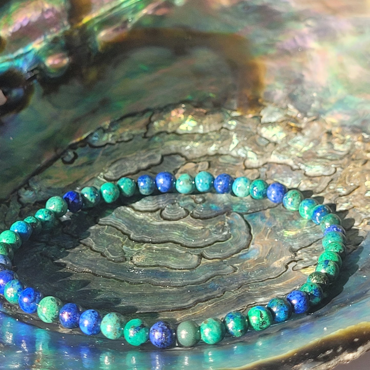 Bracelet Azurite Malachite – Pierre naturelle