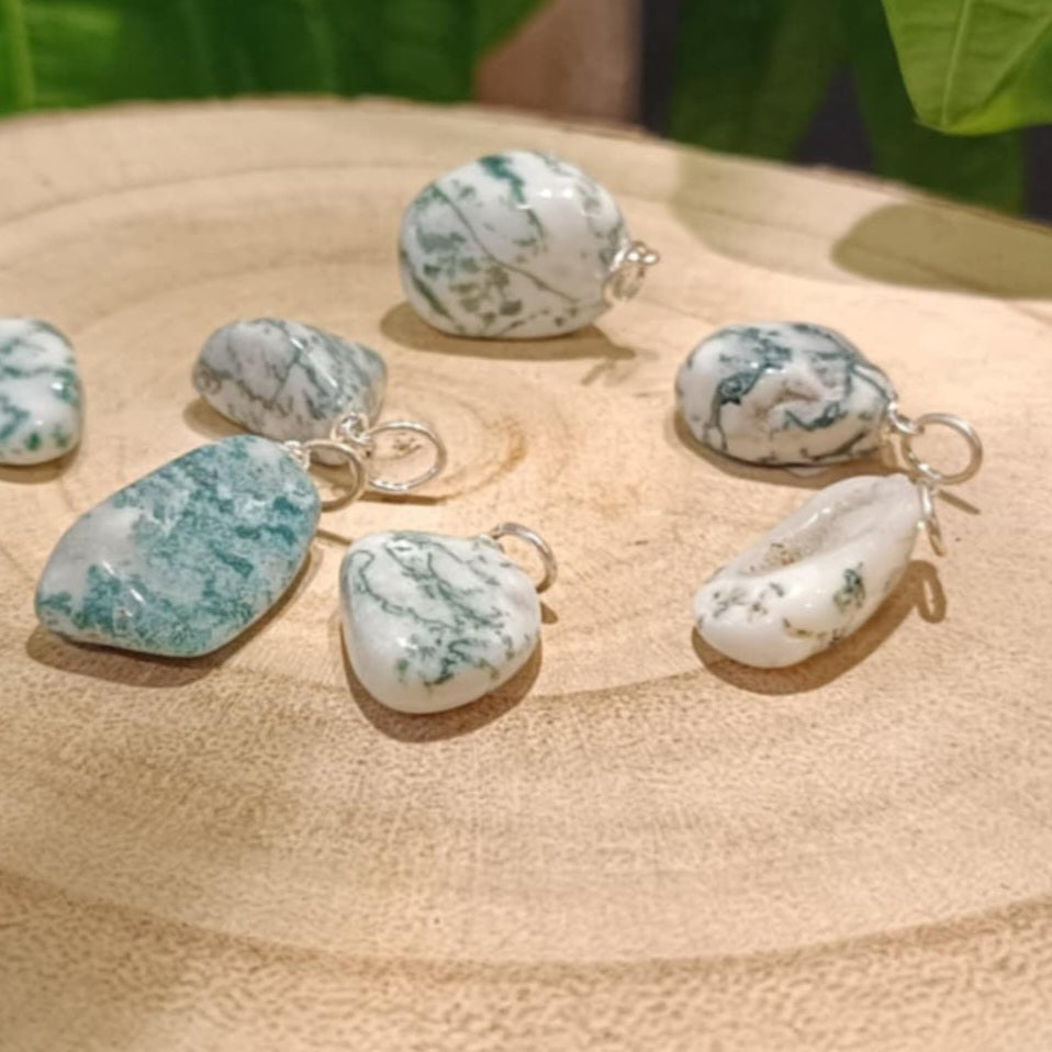 Pendentif Agate Arbre