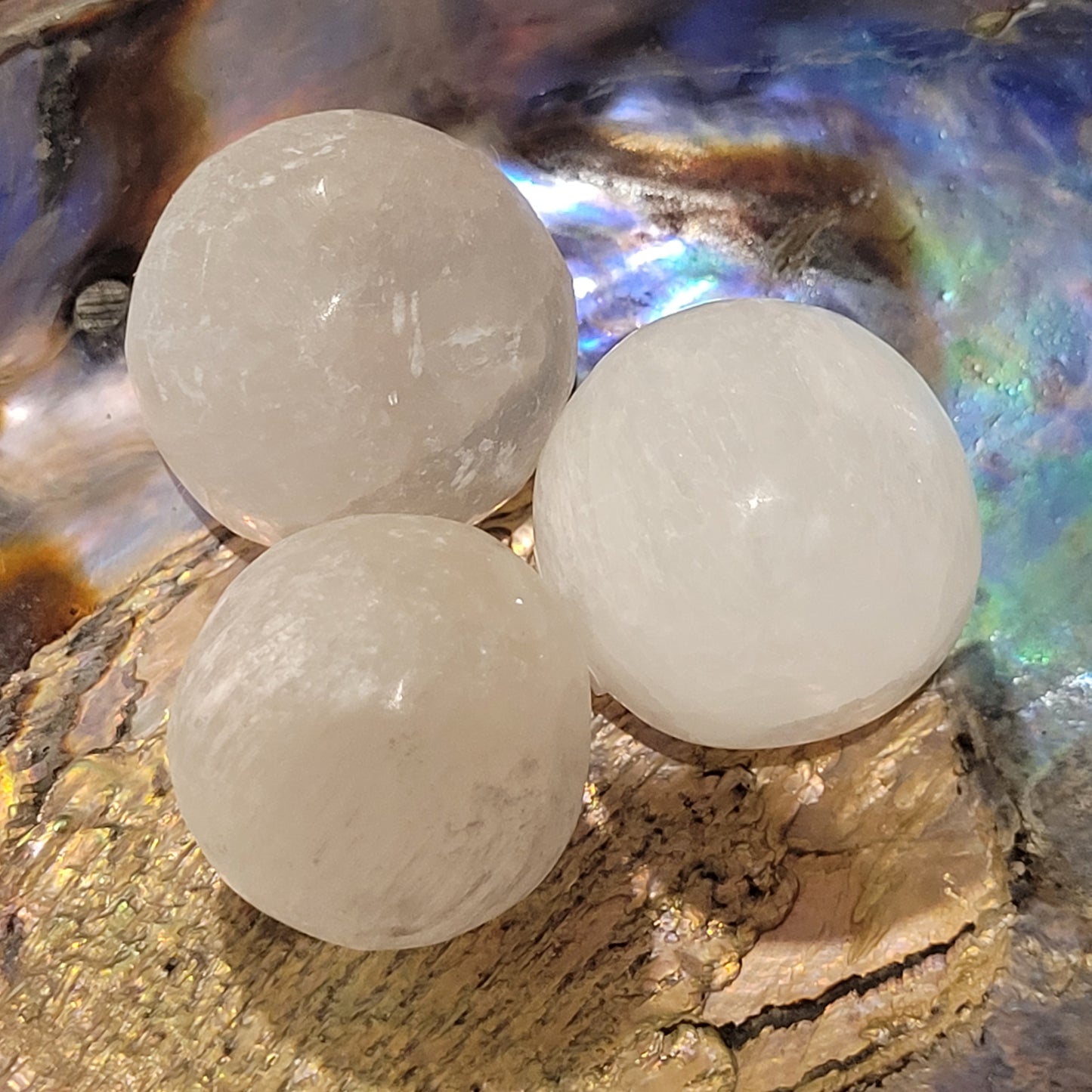 Sphère en Sélénite – 2 à 3 cm environ