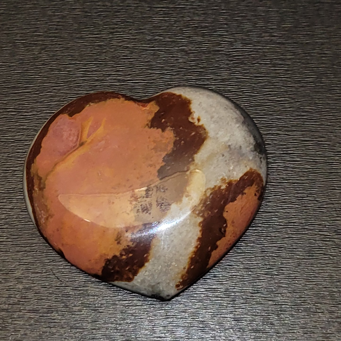 Jaspe Polychrome – Cœur pierre naturelle