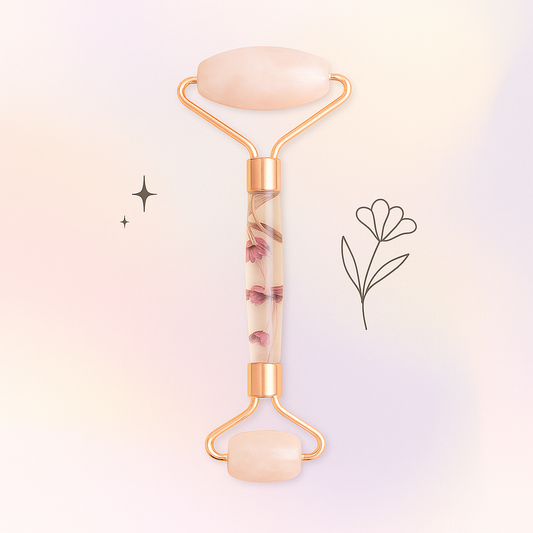 Quartz Rose – Rouleau de massage facial