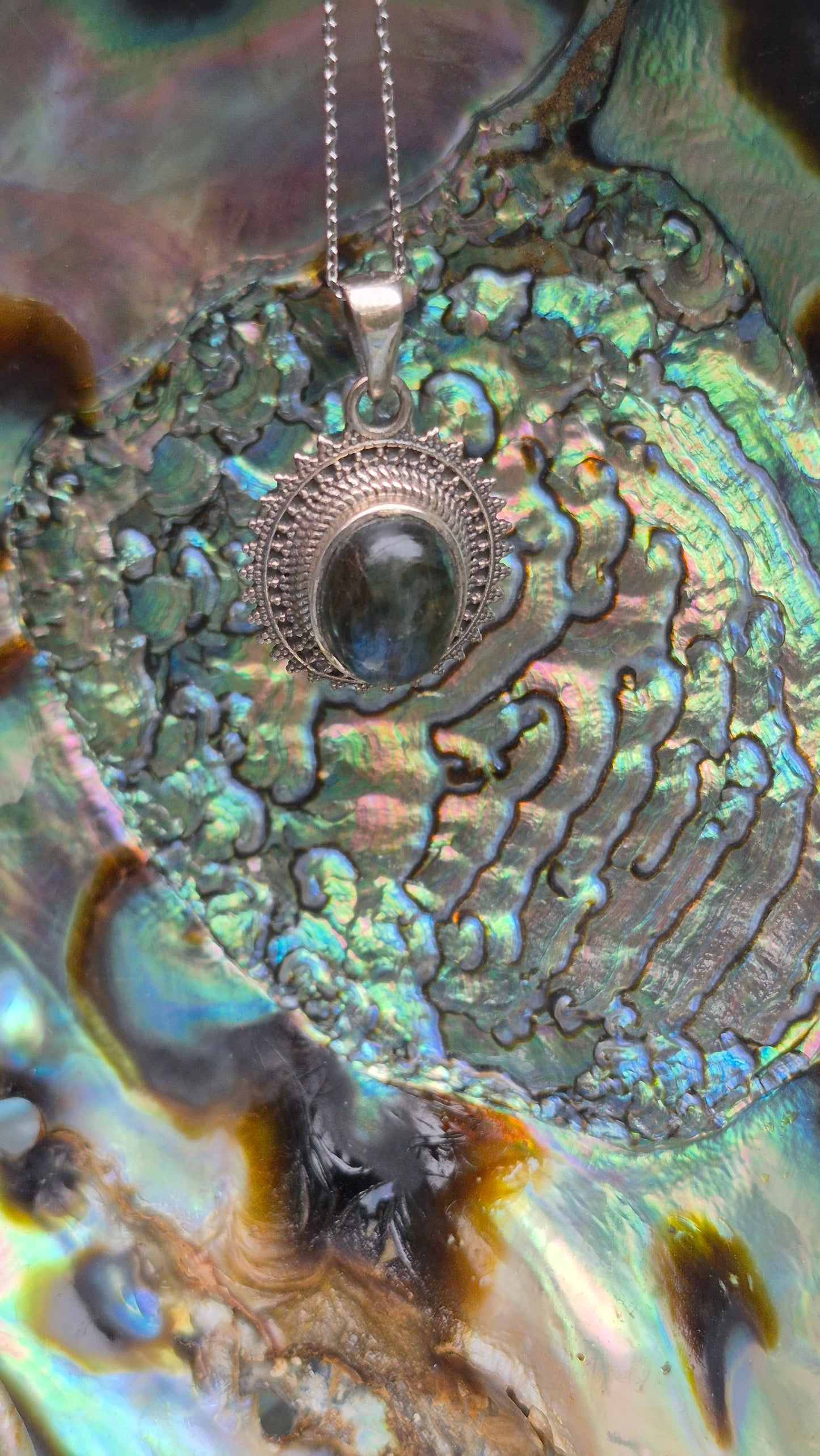 Pendentif Labradorite – Collier en pierre naturelle