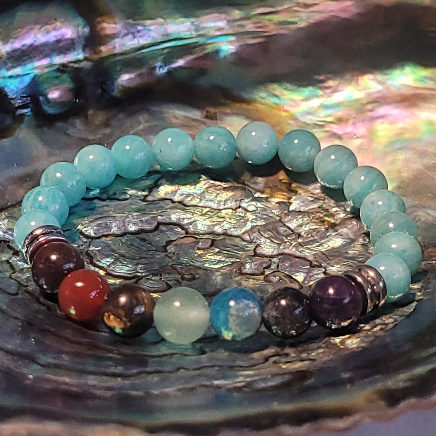 Bracelet Chakra Amazonite – Bracelet énergétique