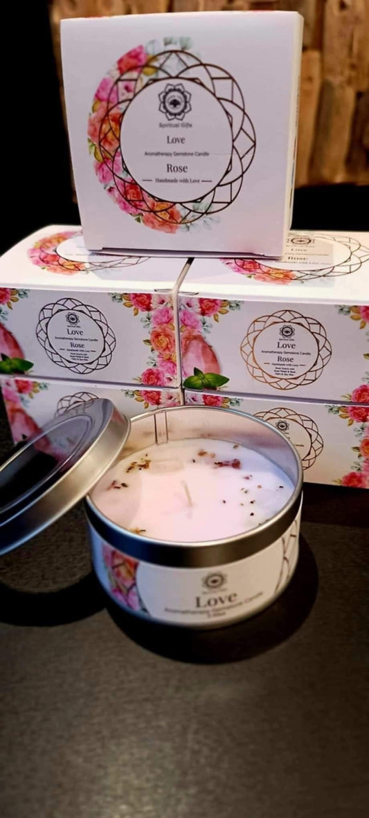 Bougie Love Rose – Spiritual Gifts