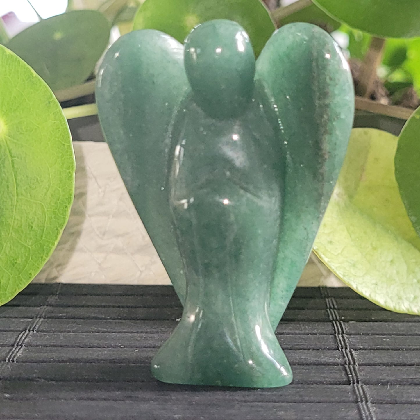 Ange Aventurine Verte – Pierre de protection