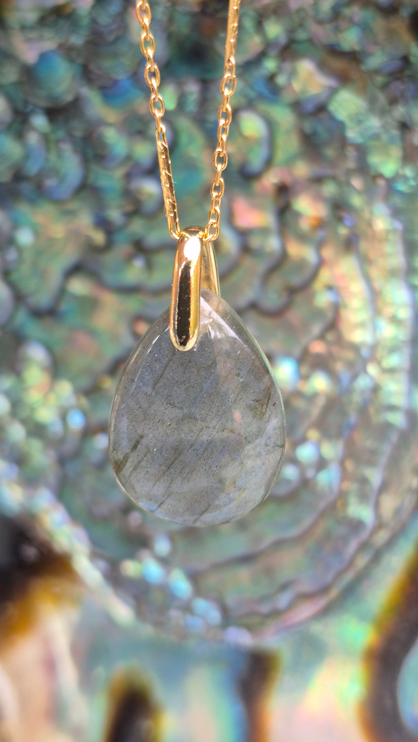 Pendentif Labradorite – Collier énergétique