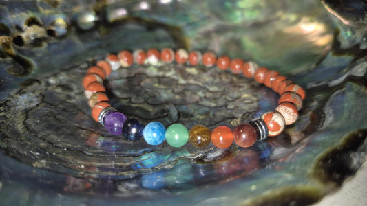 Bracelet Jaspe Rouge Chakras – Bracelet énergétique