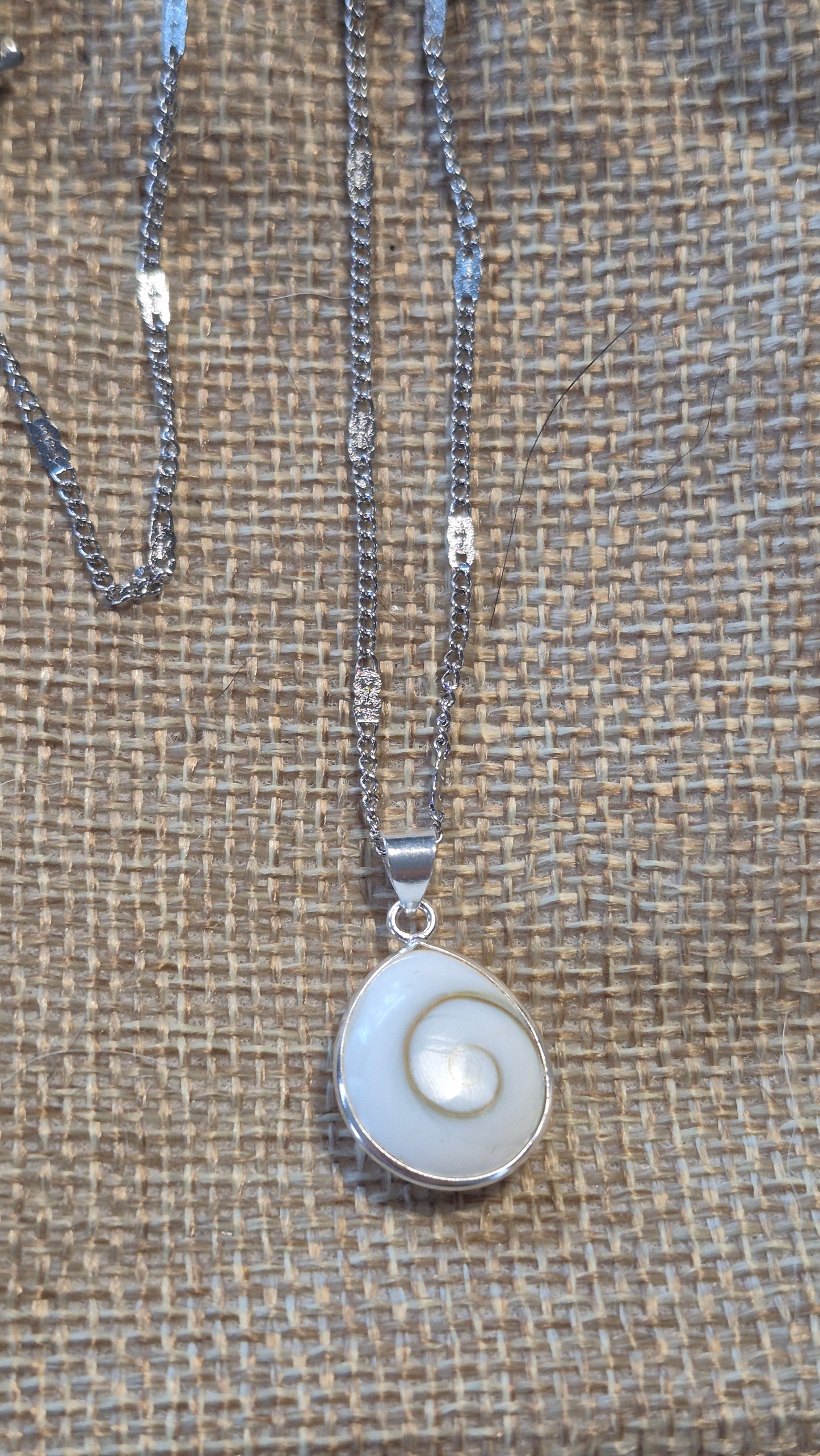 Pendentif Œil de Sainte-Lucie – Goutte – Bijou en argent