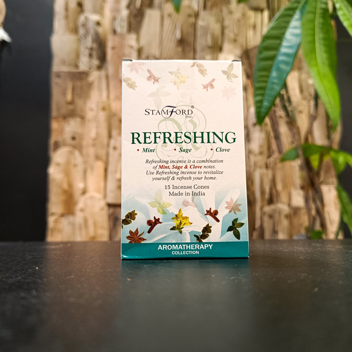 Encens Cônes Refreshing (Menthe, Sauge, Clou de girofle) – Stamford