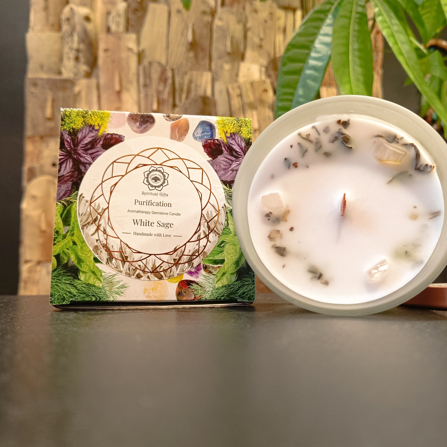Bougie Gemme Purification – White Sage – Spiritual Gifts