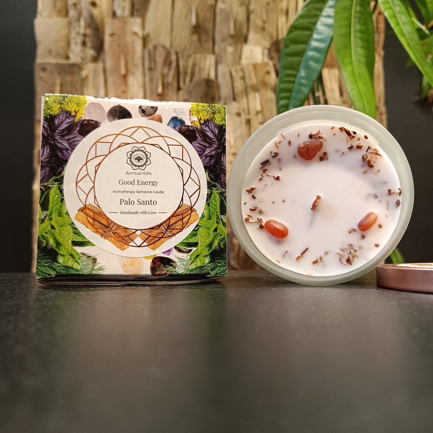 Bougie Gemme Good Energy – Palo Santo – Spiritual Gifts
