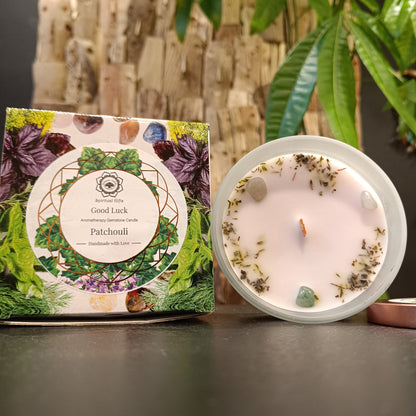 Bougie Gemme Good Luck – Patchouli – Spiritual Gifts