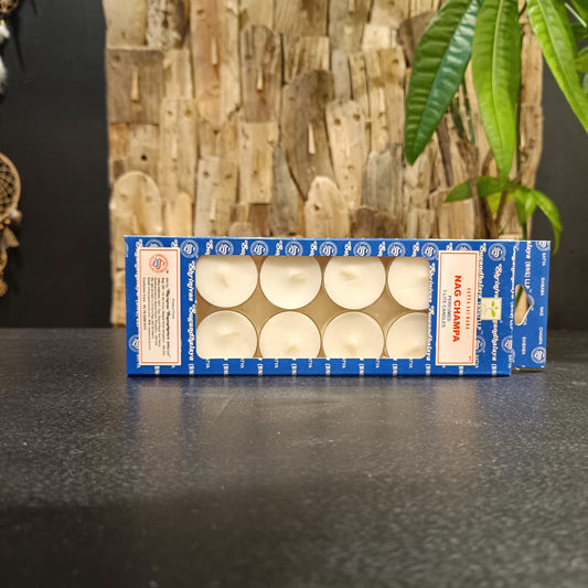 Bougies Nag Champa – Satya (x12 chauffe-plats parfumées)