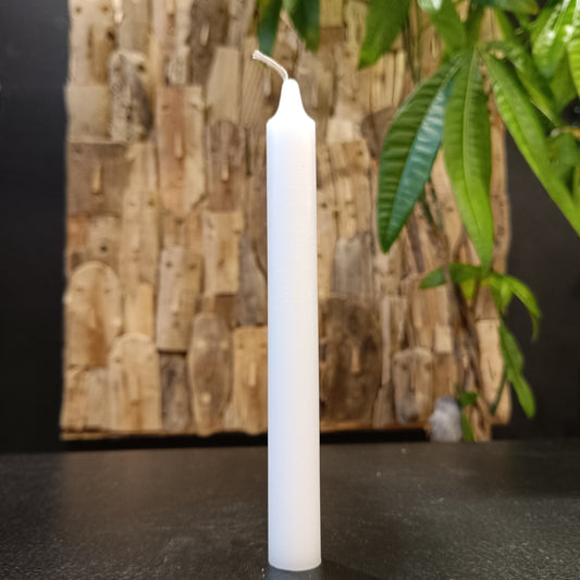Grand Cierge Blanc – Bougie rituelle non parfumée
