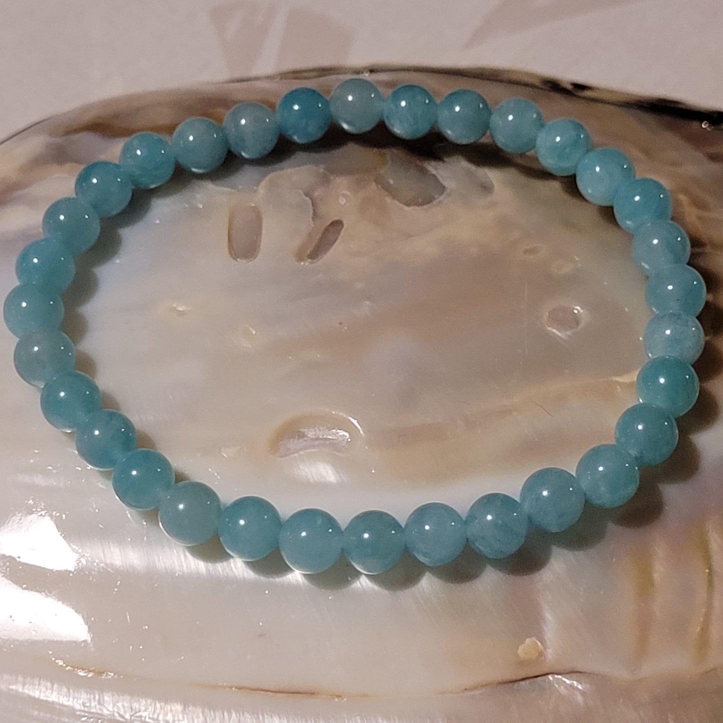 Bracelet Amazonite du Pérou – Bracelet énergétique