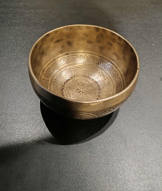 Bol Tibétain Fleur de Vie – Instrument de méditation