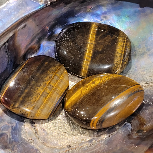Œil de Tigre – Pierre plate
