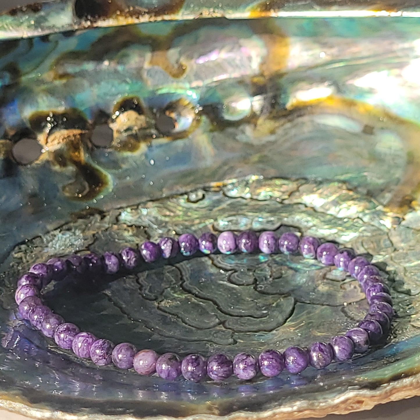 Bracelet Charoïte – Pierre naturelle