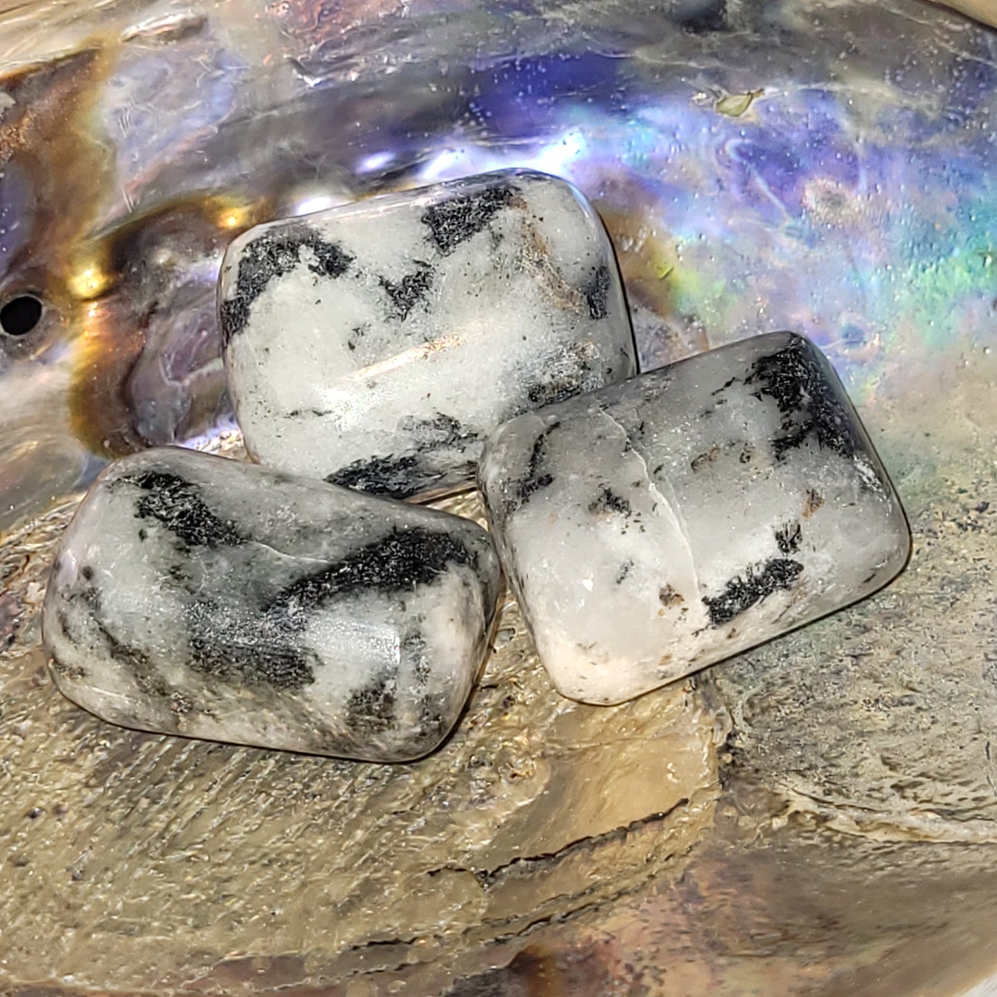 Quartz Tourmaline – Pierre polie