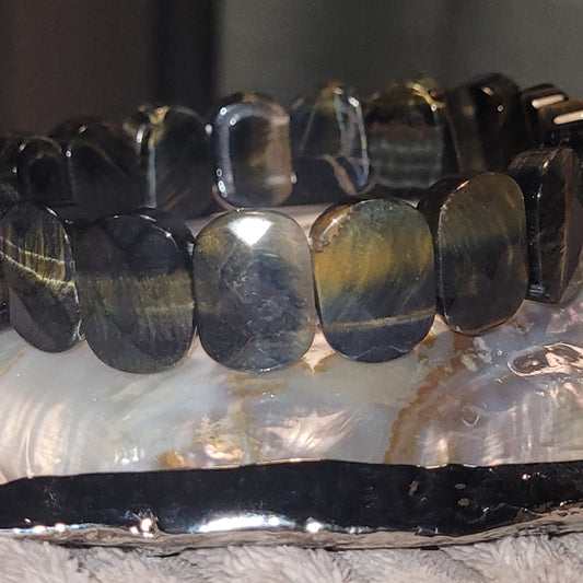 Bracelet Œil de Faucon – Pierre de vision et de protection