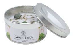 🕯️ Good Luck – Bougie artisanale porte-bonheur en boîte métal