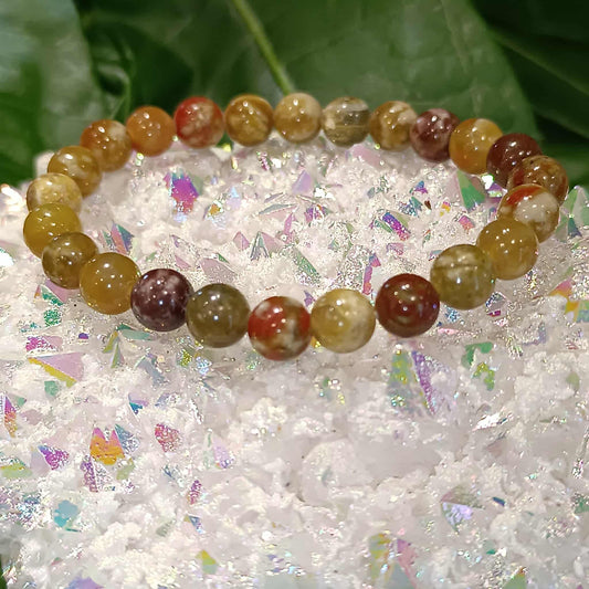 Bracelet en Serpentine Citron A