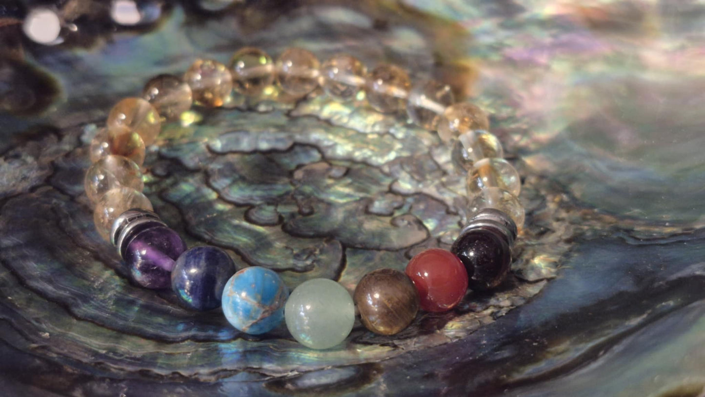 Bracelet Citrine Chakras – Bracelet énergétique