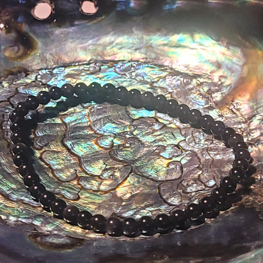 Bracelet obsidienne oeil céleste