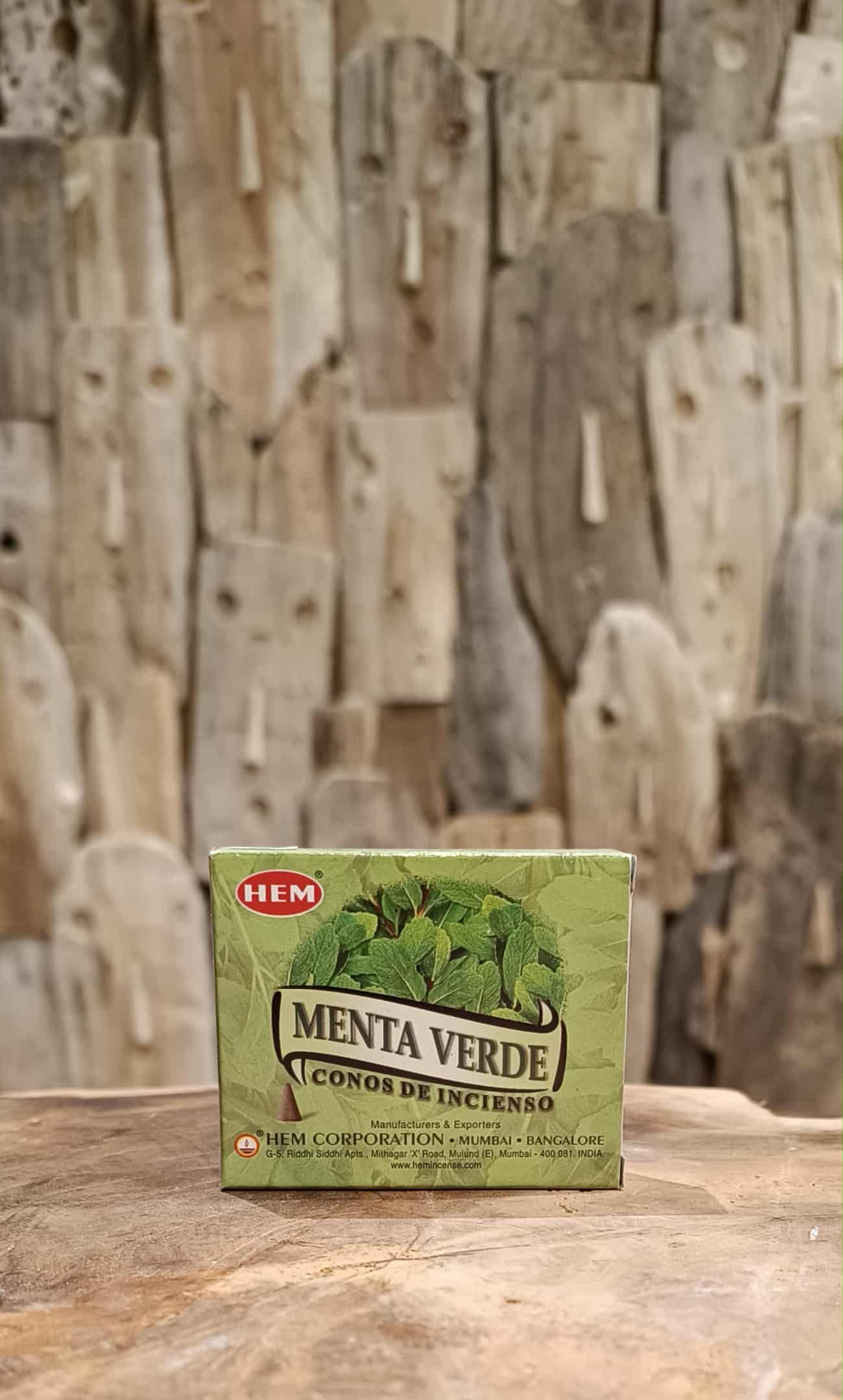 Encens en cônes Menta Verde – HEM