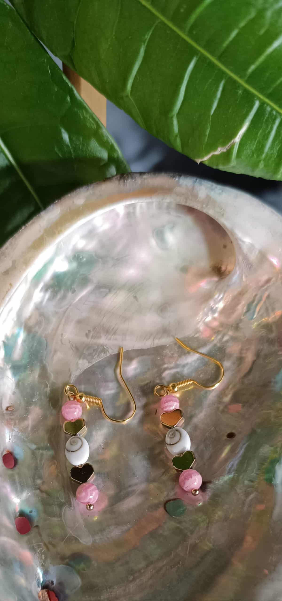 Boucles d’oreilles Œil de Sainte-Lucie et Rhodochrosite – Bijou énergétique 6 mm en acier inoxydable