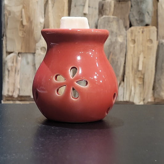 Brûle-parfum Fleur ajourée – Brûle-parfum en céramique