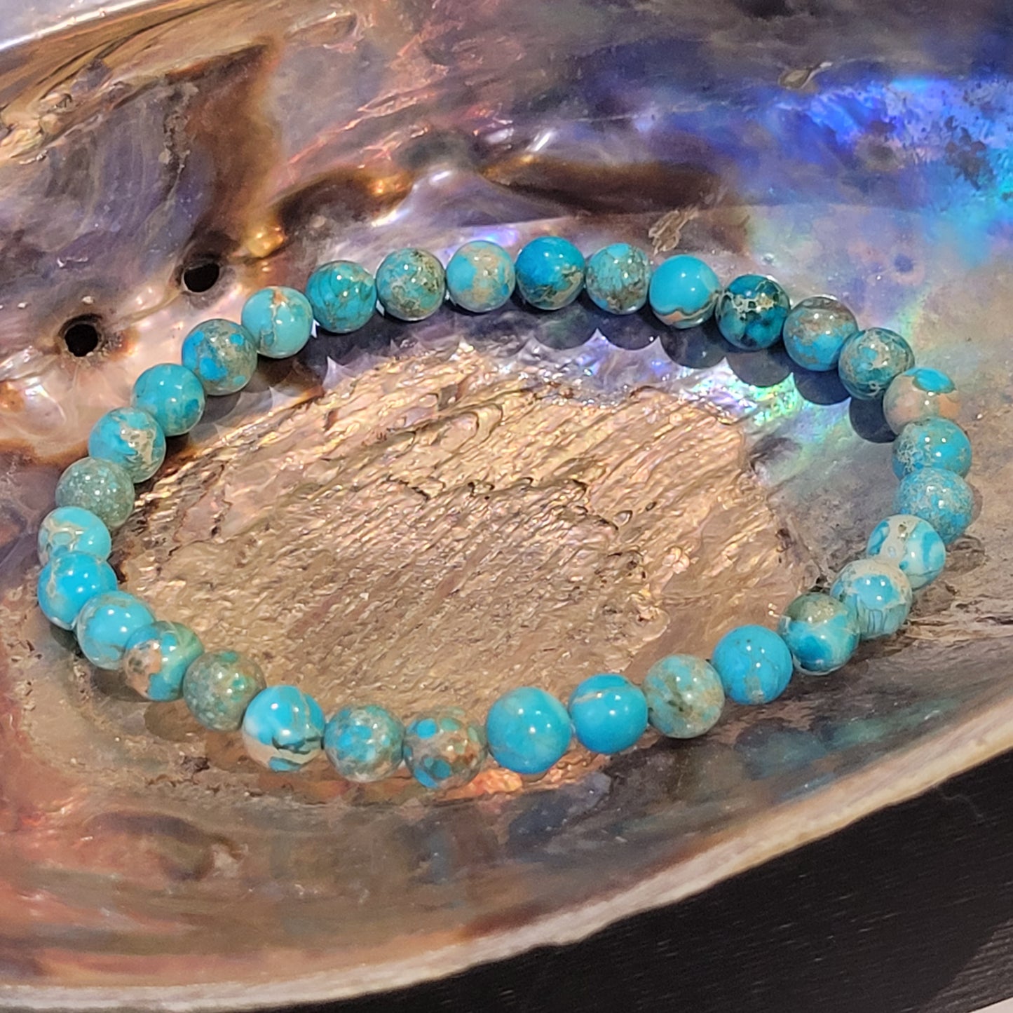 Bracelet Jaspe Impérial turquoise – Bracelet énergétique