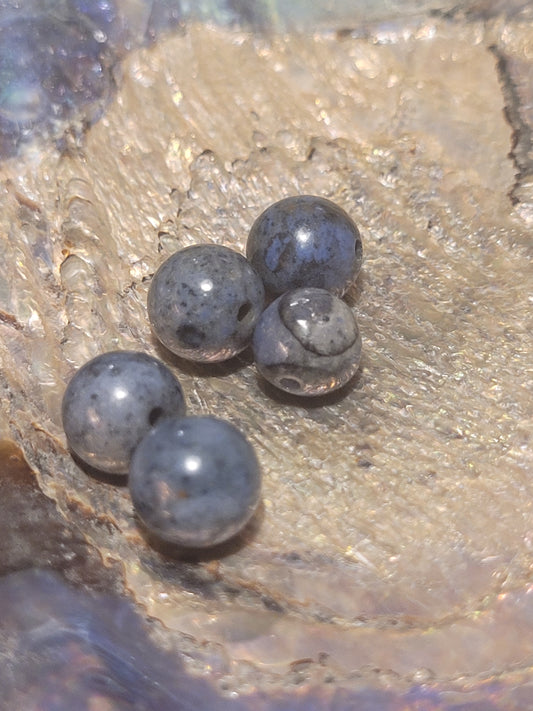 Fil de perles - Dumortiérite A+