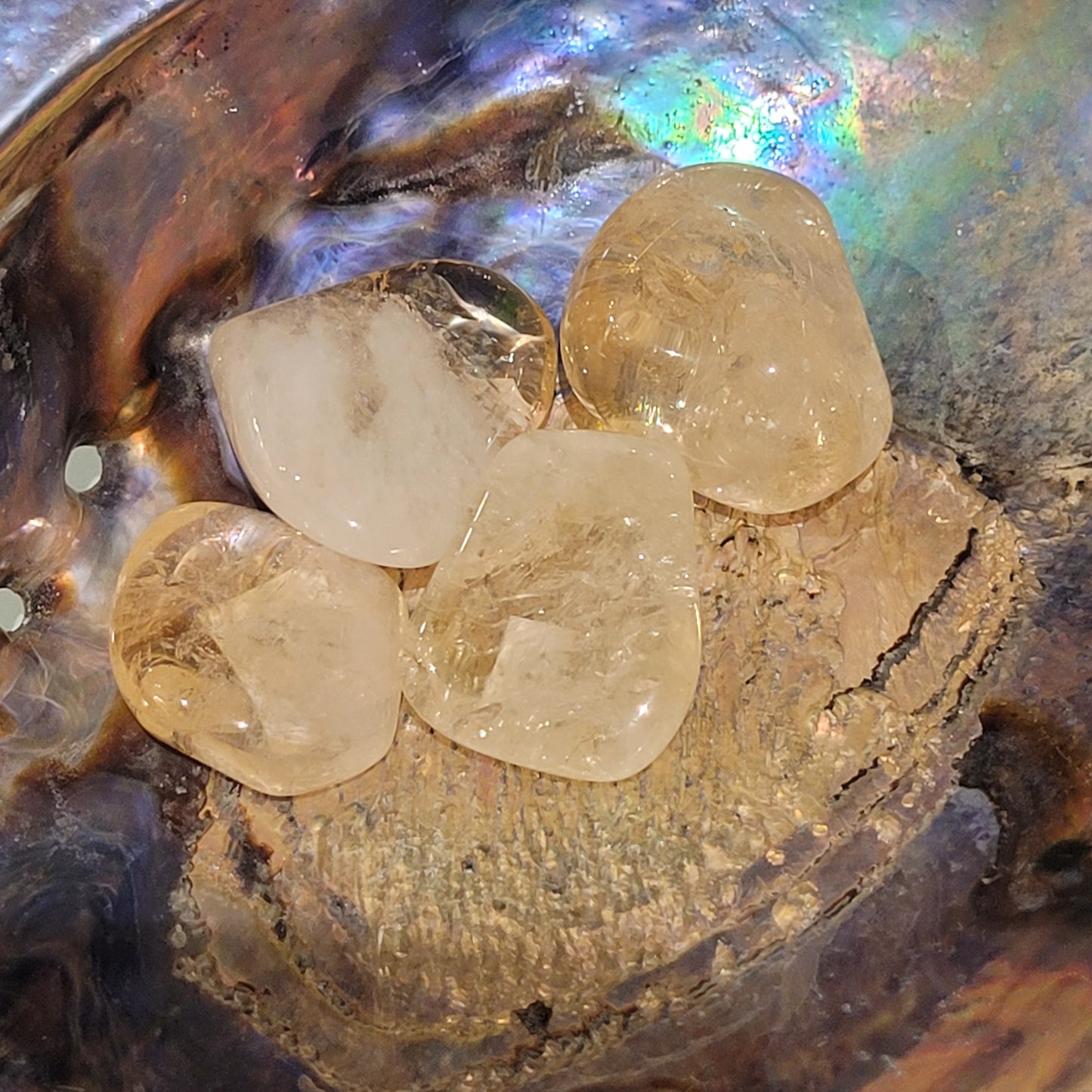 Citrine roulée – 2 à 3 cm environ