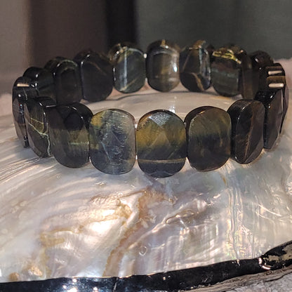 Bracelet Œil de Faucon – Pierre de vision et de protection