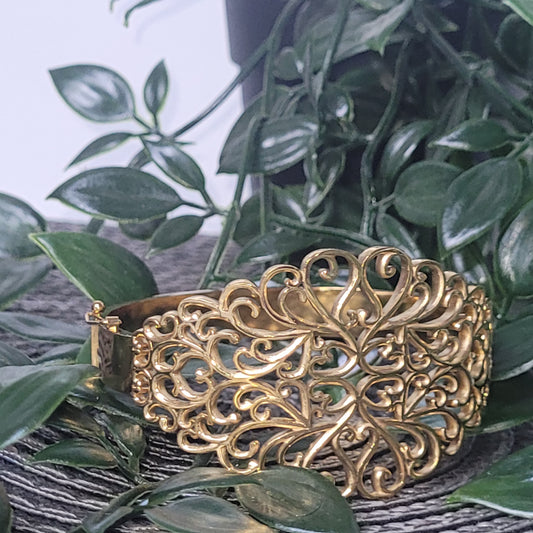 Bracelet Arabesque Dorée – Bracelet inoxydable