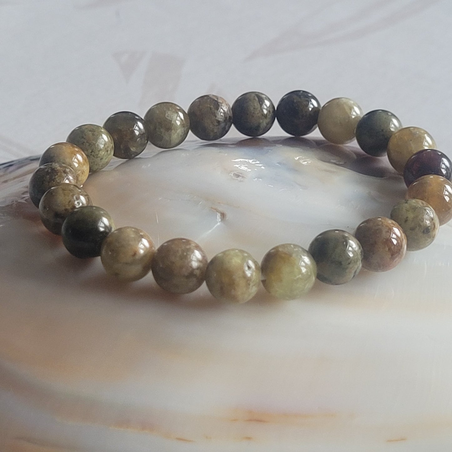 Bracelet Grenat Vert – Bracelet énergétique